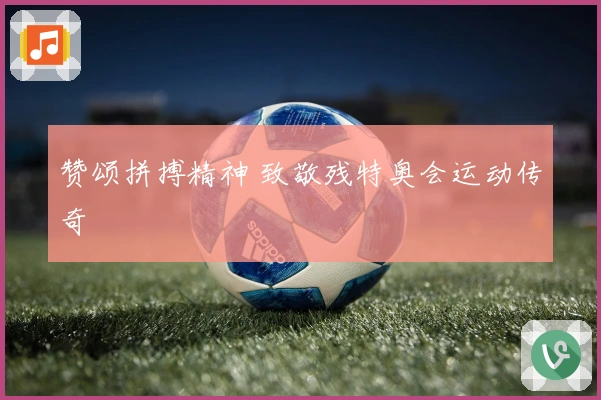 赞颂拼搏精神 致敬残特奥会运动传奇